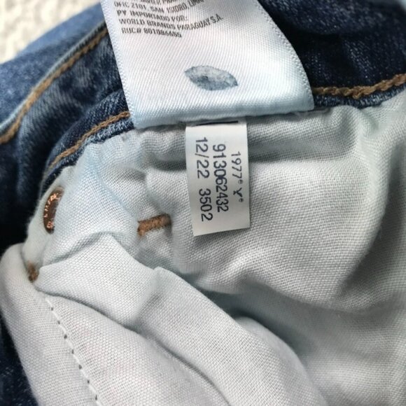 AMERICAN EAGLE Womens Size 00 SHORT Mom Jean Medium Wash Stretch High Rise Jeans - Picture 9 of 16